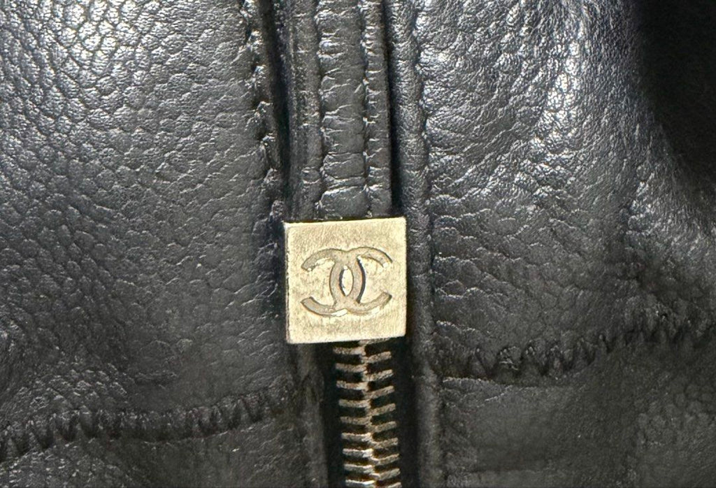 ⚠️ 無卡無雷標保證正品❗️ ❗️ ❗️ CHANEL VINTAGE 黑色 手提 肩背 便當包 保證正品