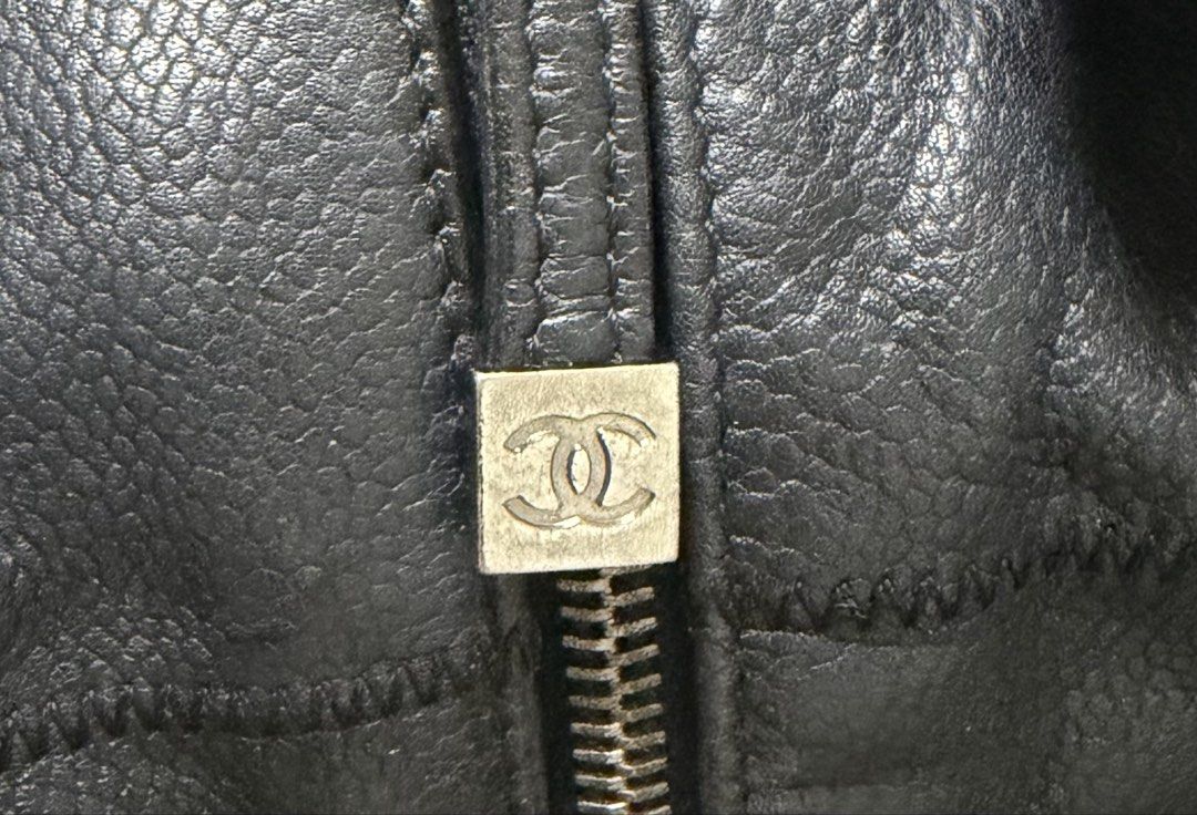 ⚠️ 無卡無雷標保證正品❗️ ❗️ ❗️ CHANEL VINTAGE 黑色 手提 肩背 便當包 保證正品