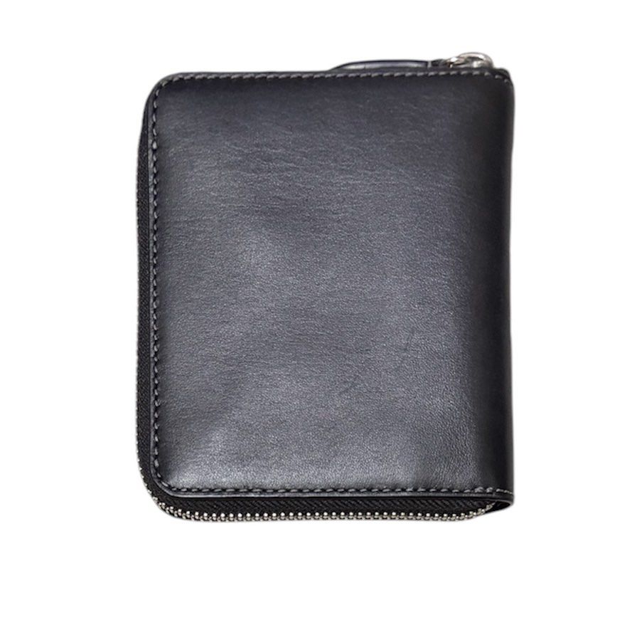 COACH 黑色 牛皮 拉鍊 中夾 保證正品