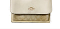 COACH 白色 拼接 經典老花 蛇紋 風琴包 保證正品