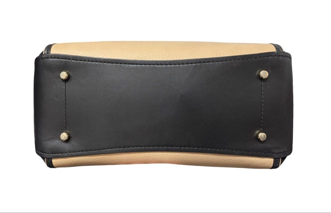 COACH 蟒蛇紋 拼接 真皮 手提 斜背包 保證正品
