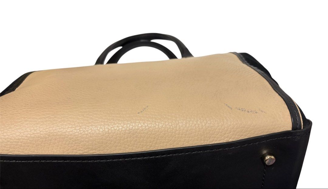 COACH 蟒蛇紋 拼接 真皮 手提 斜背包 保證正品