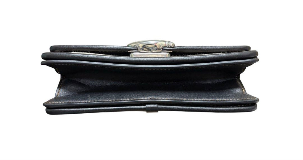COACH BANDIT 黑色 緹花布 單肩 斜背包 保證正品