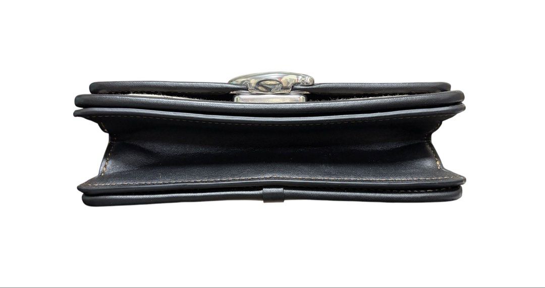 COACH BANDIT 黑色 緹花布 單肩 斜背包 保證正品