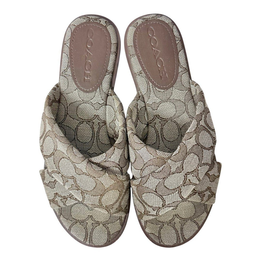 COACH LINK CRISS 拖鞋 涼鞋 保證正品