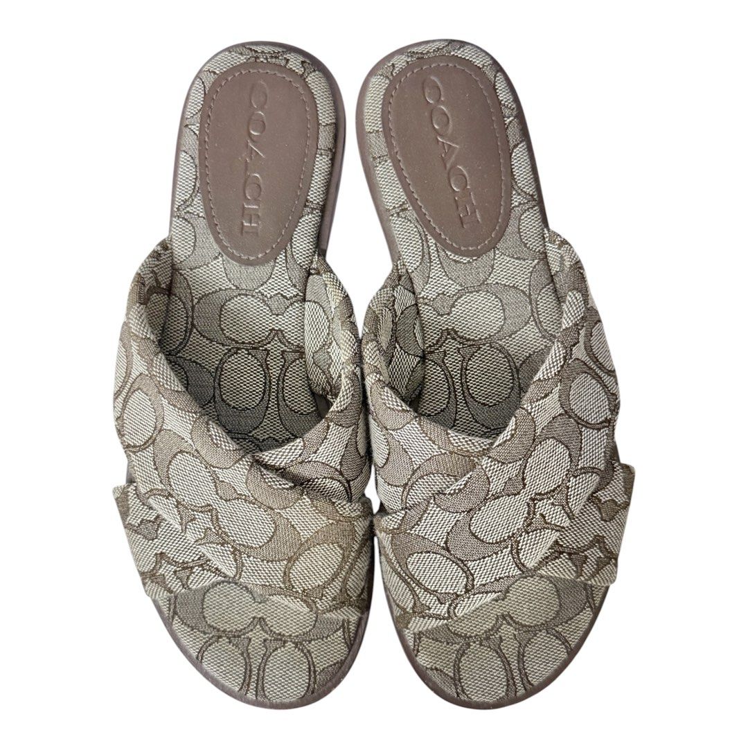 COACH LINK CRISS 拖鞋 涼鞋 保證正品