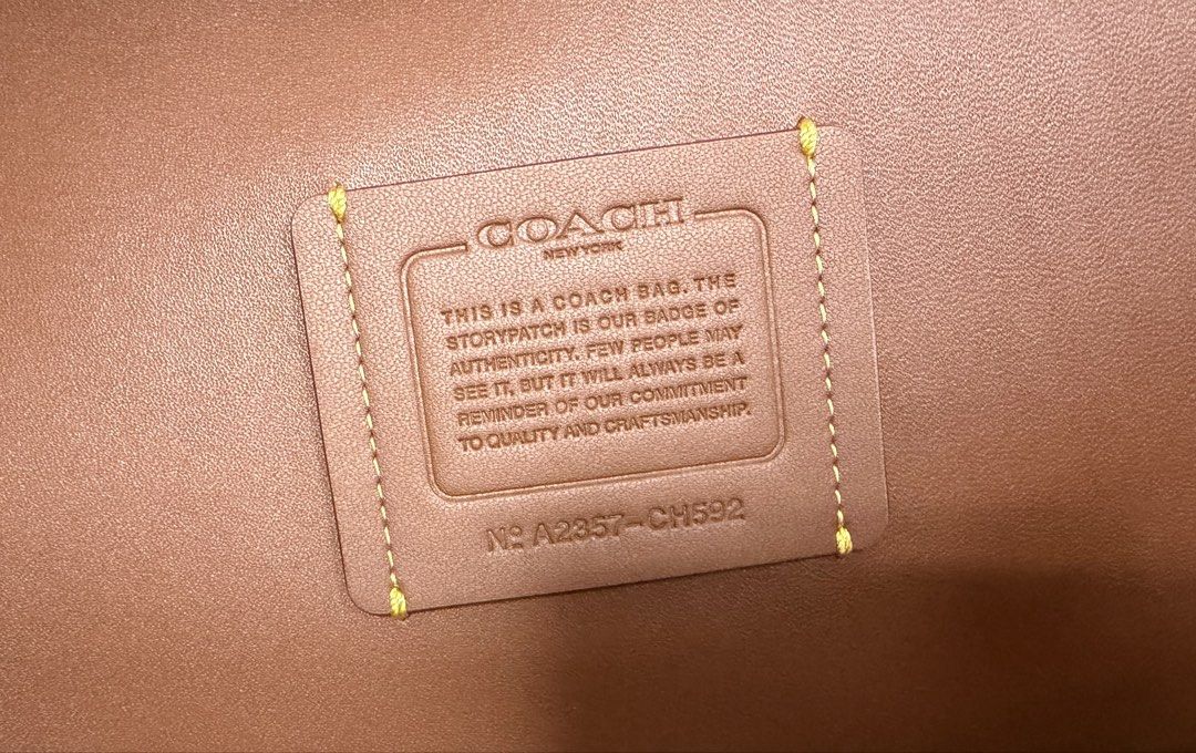COACH RAE 棕色 真皮 鞣制皮革 托特包 保證正品