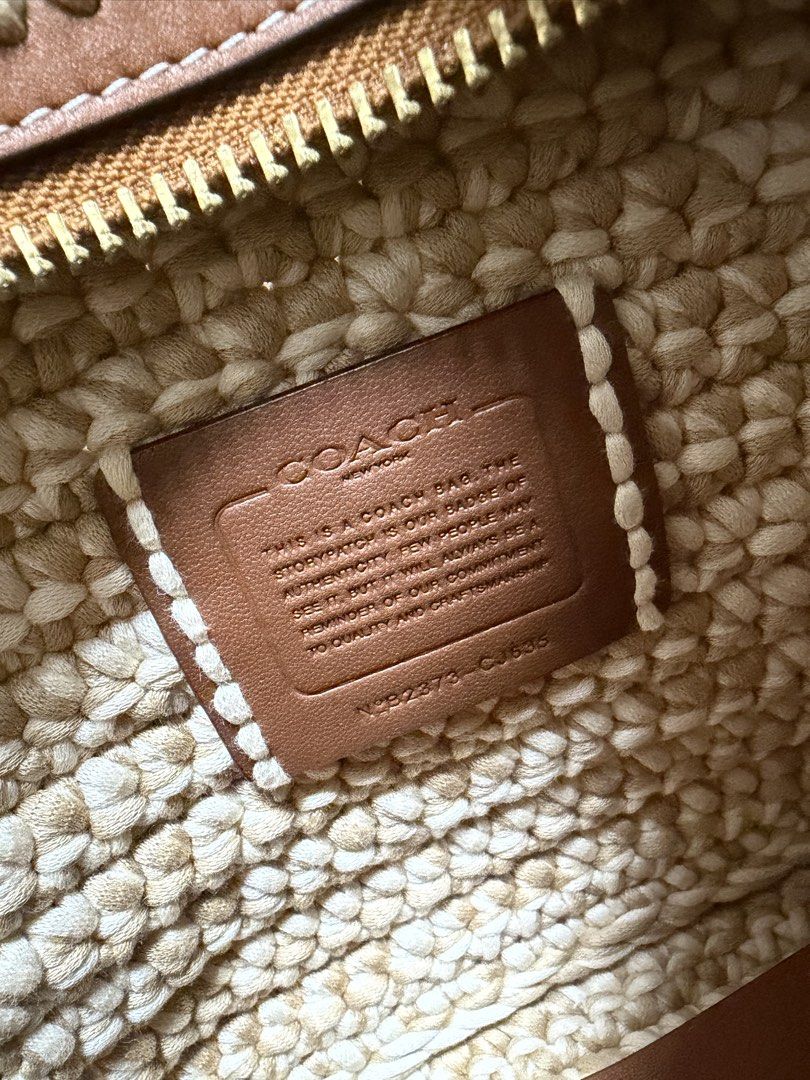 COACH ROGUE 雙色 毛線 編織 多功能 包 保證正品