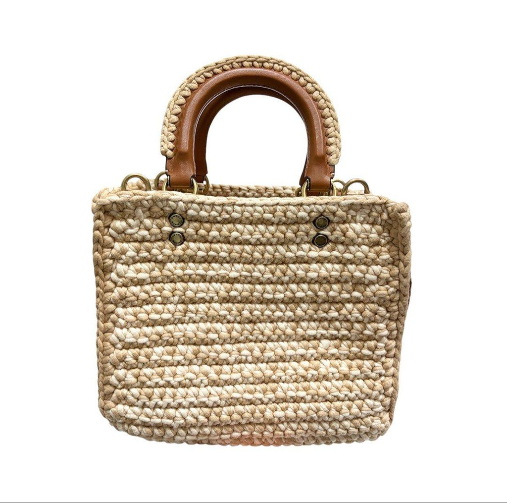 COACH ROGUE 雙色 毛線 編織 多功能 包 保證正品
