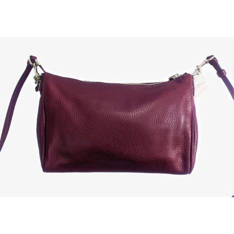 COACH 皮革斜背包 F36666 100%保證真品