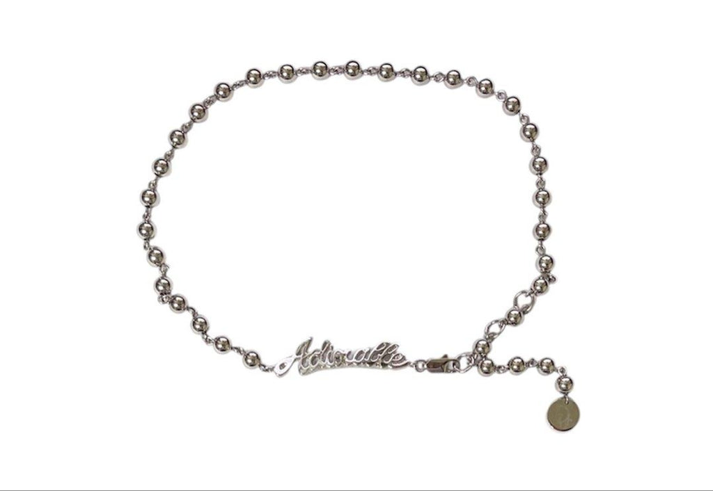 DIOR 迪奧 ADIORABLE 字樣 金屬 項鍊 保證正品