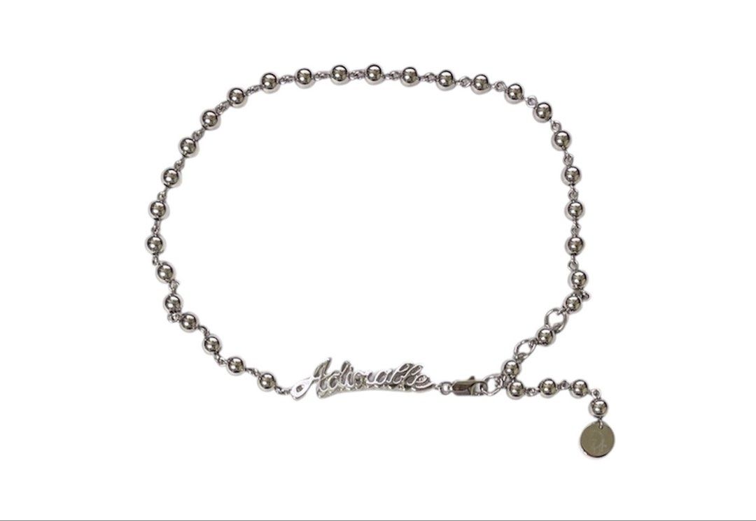 DIOR 迪奧 ADIORABLE 字樣 金屬 項鍊 保證正品