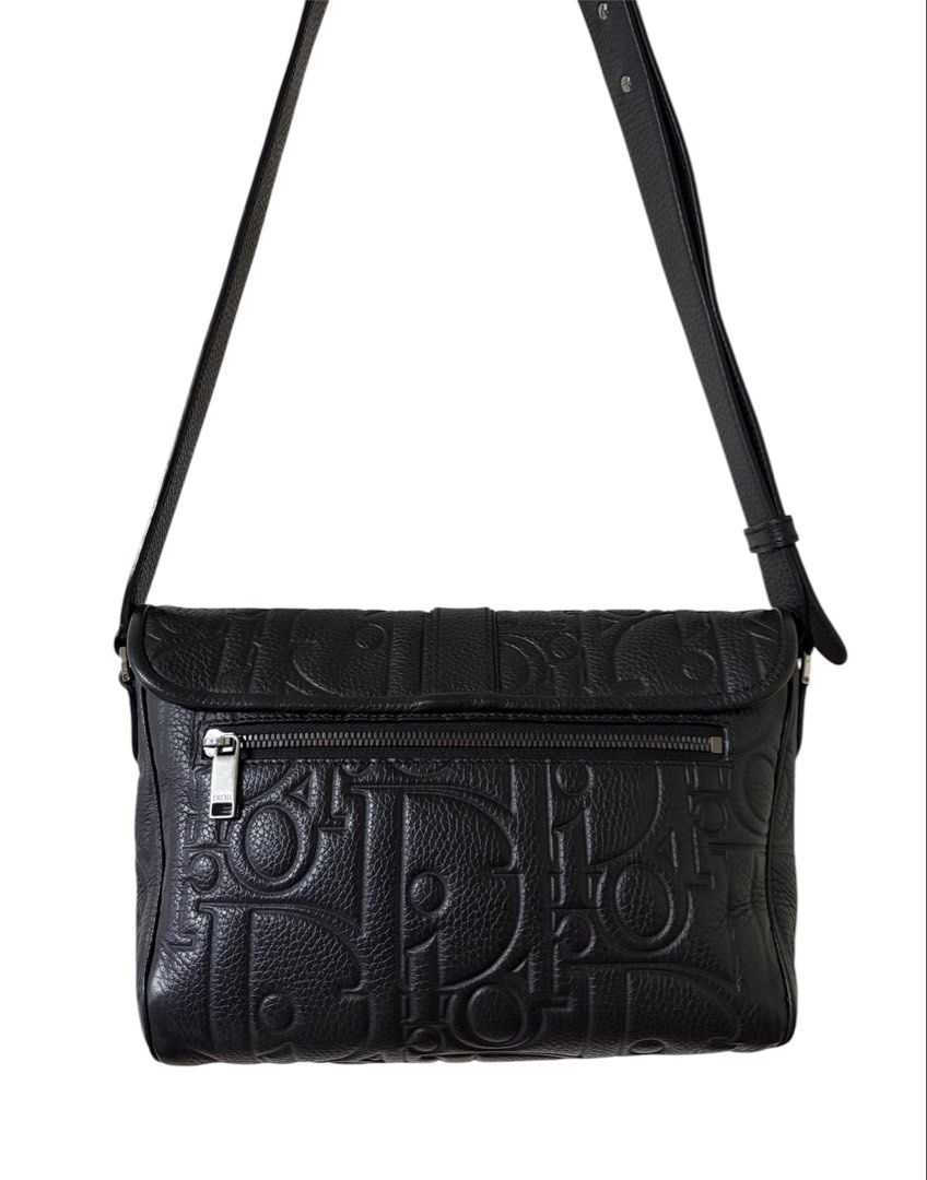 ⚠️請詳閱商品描述❗️DIOR DAILY 黑色 中型 翻蓋 郵差包 保證正品