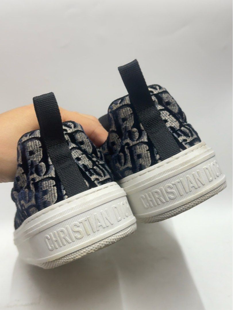 Dior solar 老花 刺繡絨布 休閒鞋 保證正品