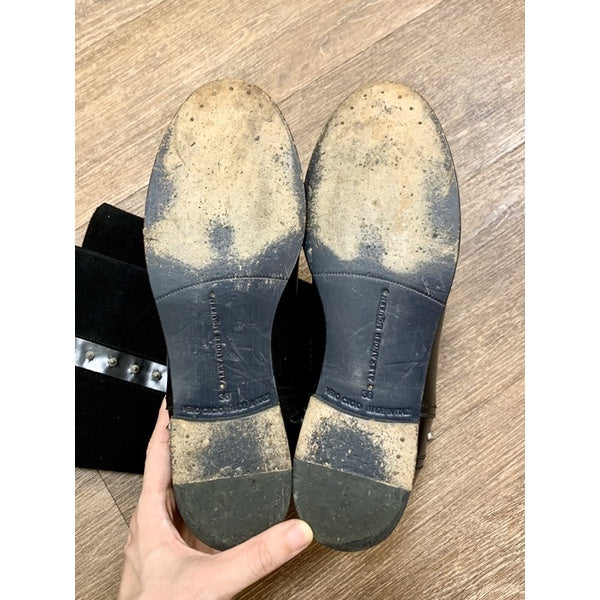 ALEXANDER MCQUEEN 真皮卯釘長靴 38號 保證正品