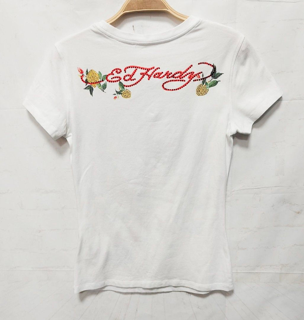 ED HARDY 短袖 薄款 夏季 上衣 滿鑽 老虎 保證正品