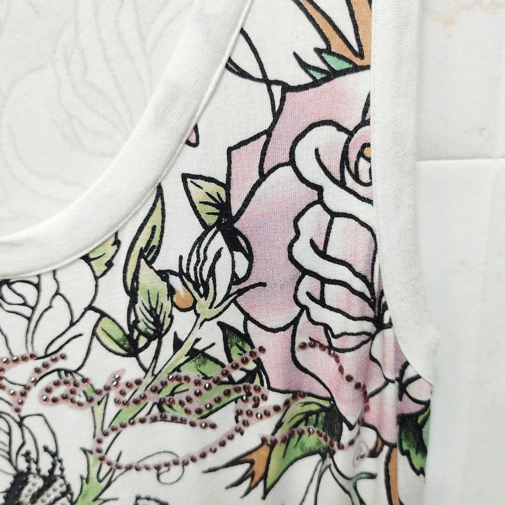 ED HARDY 短袖 薄款 夏季 無袖 背心 上衣 滿鑽 玫瑰 保證正品