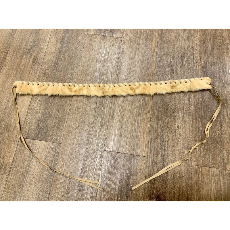 ICB 皮草 編織 腰帶 皮帶