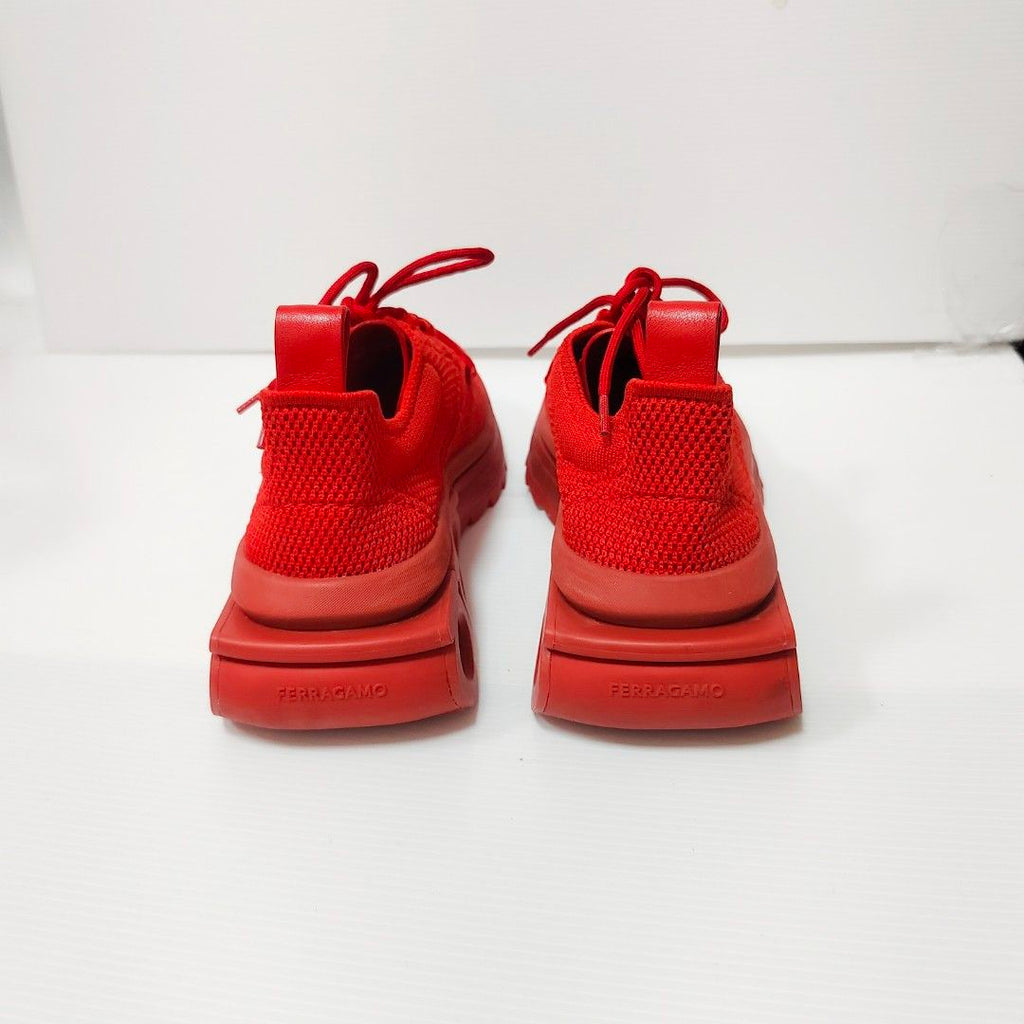 FERRAGAMO 菲拉格慕 紅色 球鞋 布鞋 保證正品