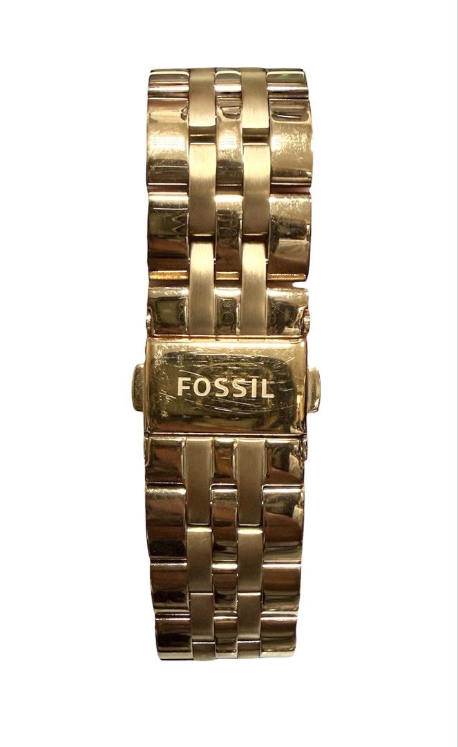 FOSSIL VINTAGE MUSE 金色 繆思女神 日期 星期 腕錶