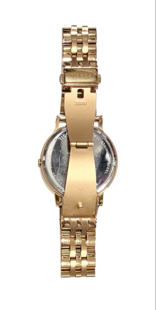 FOSSIL VINTAGE MUSE 金色 繆思女神 日期 星期 腕錶