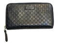 GUCCI 449391 壓紋logo真皮長夾 保證正品