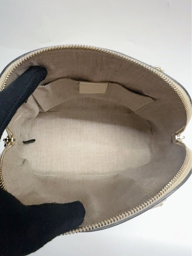 GUCCI 449654 經典壓紋 手提 斜背 貝殼包 保證正品