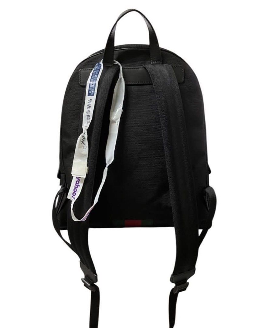 GUCCI 經典 綠紅綠 後背包 保證正品