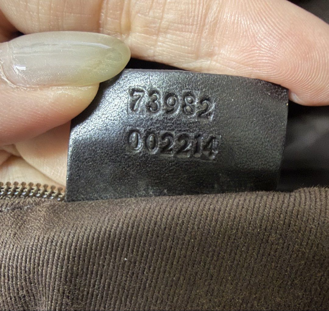 ⚠️請詳閱商品描述❗️GUCCI 深咖啡色 經典老花 緹花布 磁吸扣 手提包 保證正品