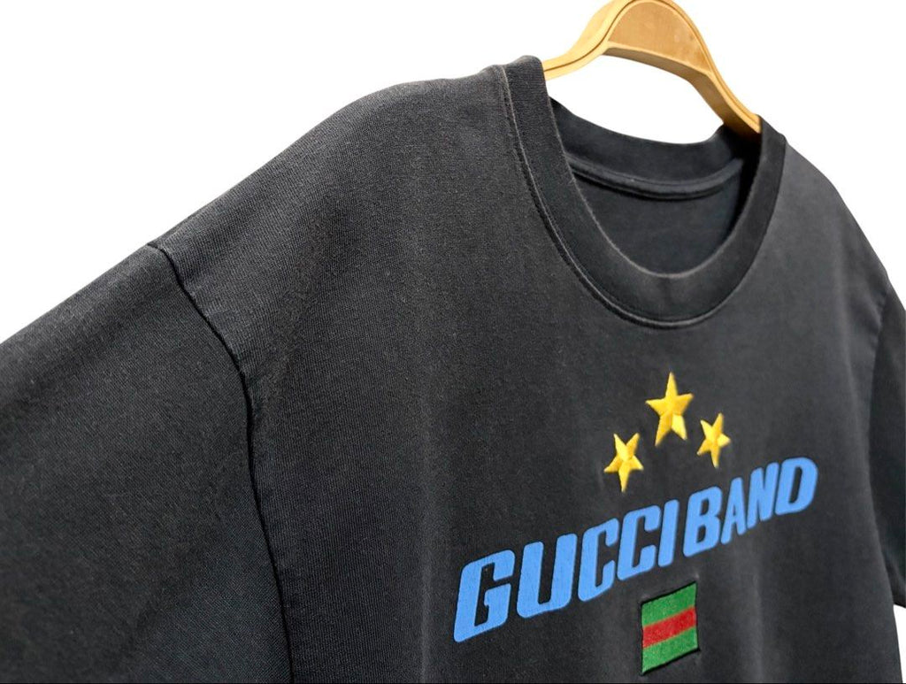 GUCCI 黑色 英文字母 印花 短袖 T恤 保證正品
