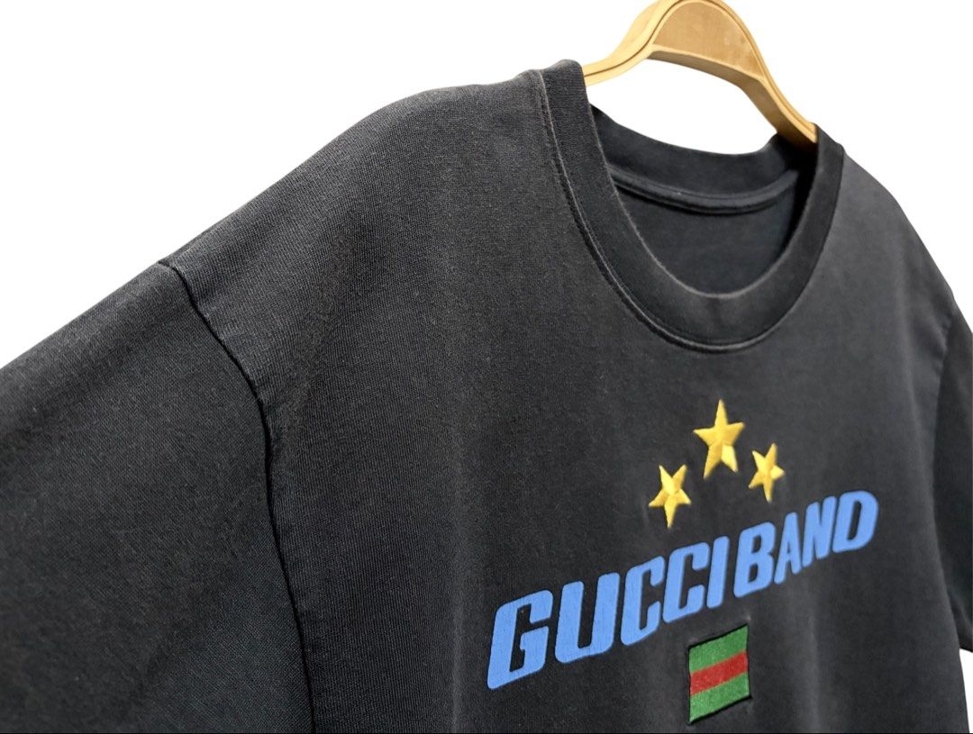 GUCCI 黑色 英文字母 印花 短袖 T恤 保證正品