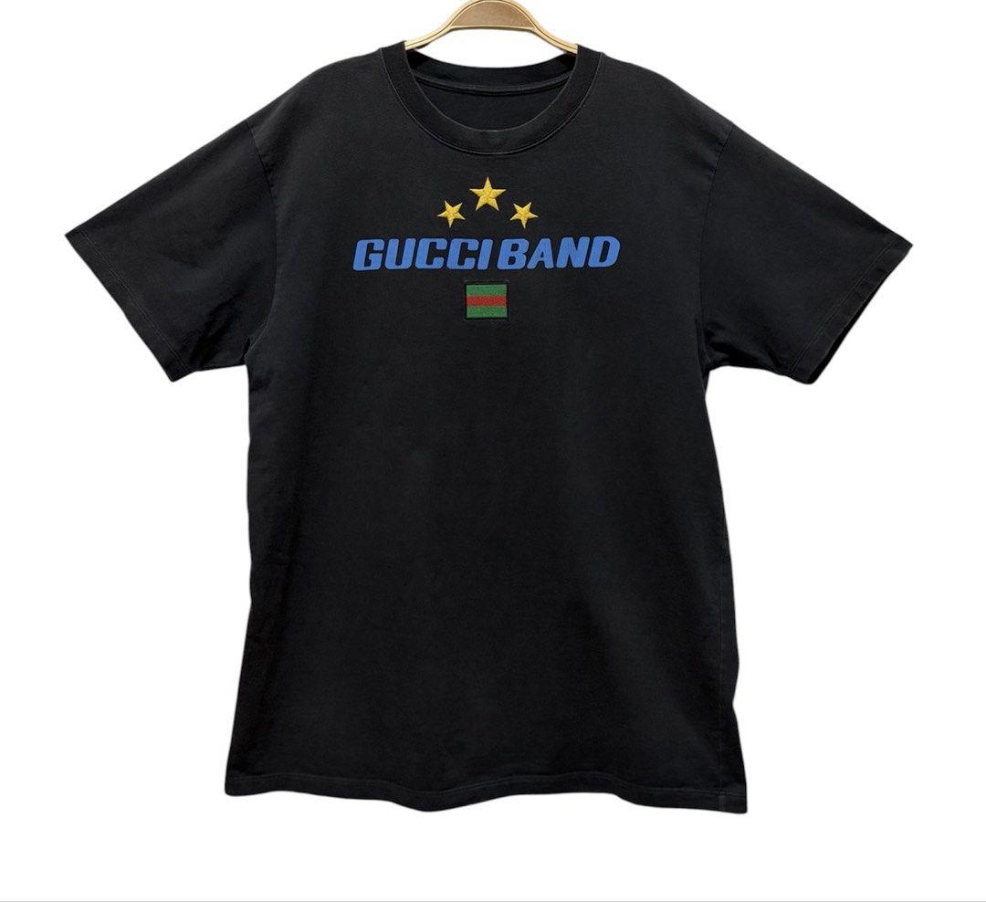 GUCCI 黑色 英文字母 印花 短袖 T恤 保證正品