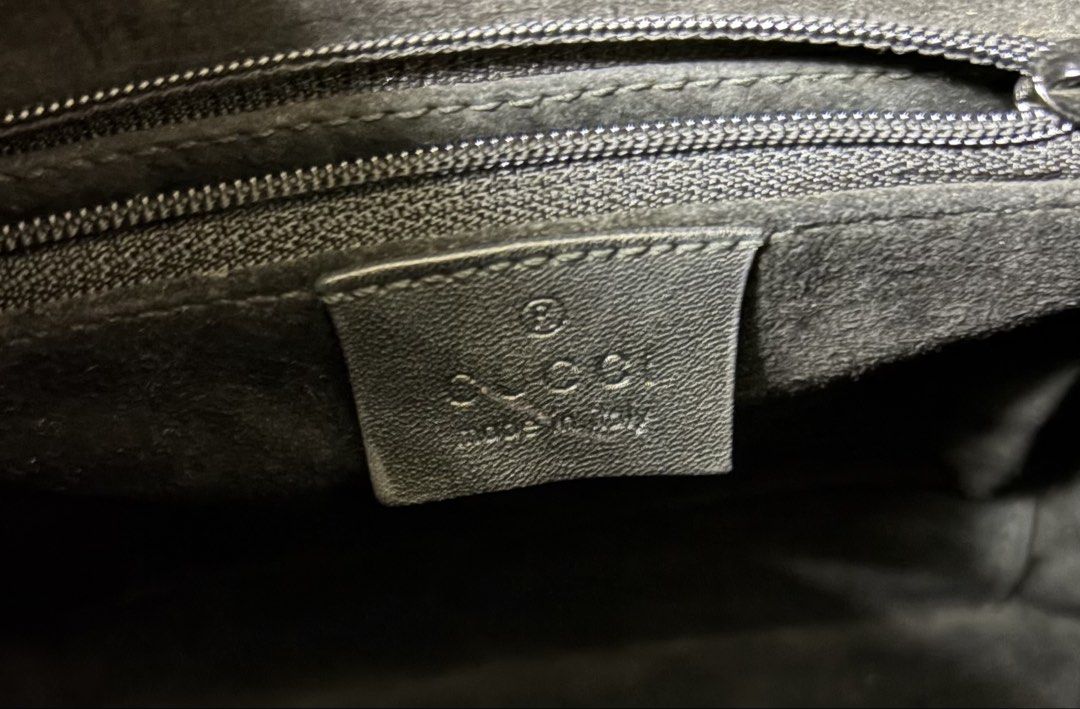 GUCCI VINTAGE 黑色 圓環 手把 復古 手提包 保證正品
