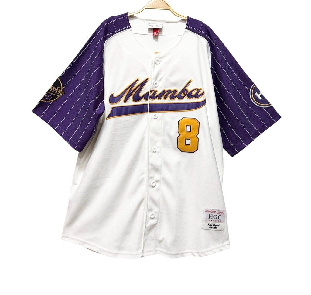 HEADGEAR CLASSICS KOBE BRYANT 白紫 翻玩 棒球衣