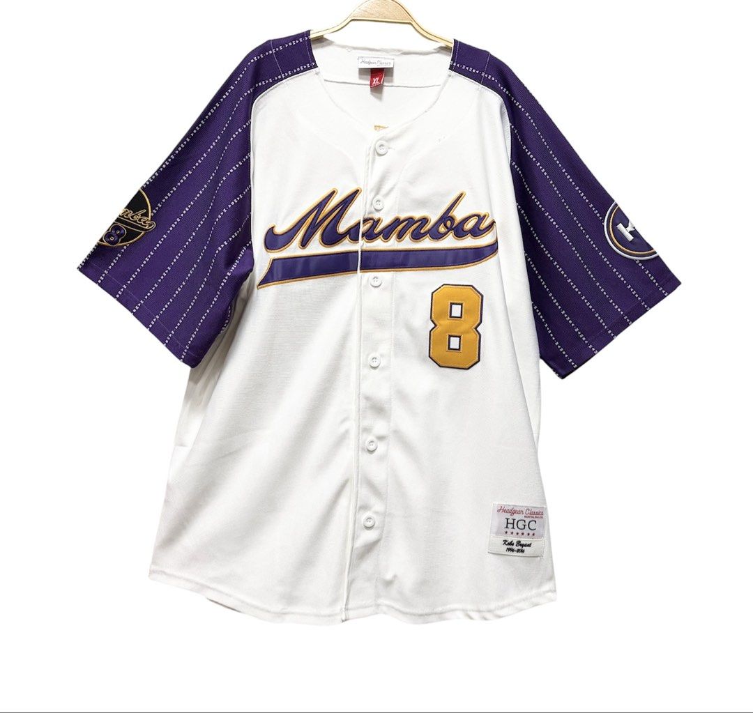 HEADGEAR CLASSICS KOBE BRYANT 白紫 翻玩 棒球衣