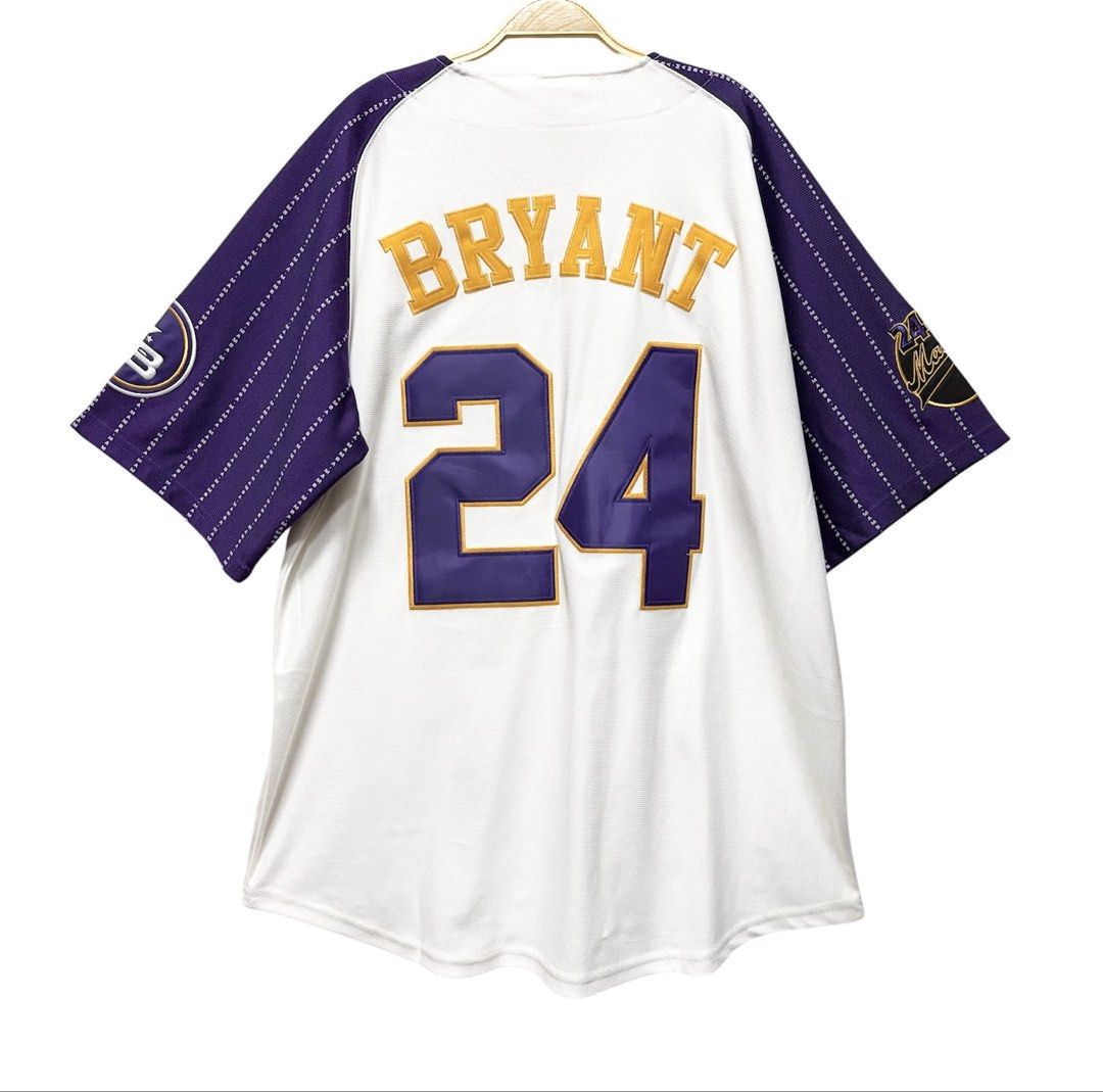 HEADGEAR CLASSICS KOBE BRYANT 白紫 翻玩 棒球衣