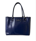 KATE SPADE 深藍色 牛皮 亮面 方包 手提 肩背包 保證正品