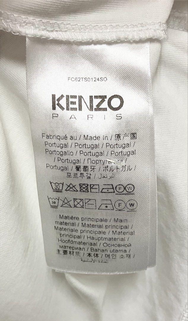 KENZO 白色 花朵 刺繡 女生 T恤 保證正品