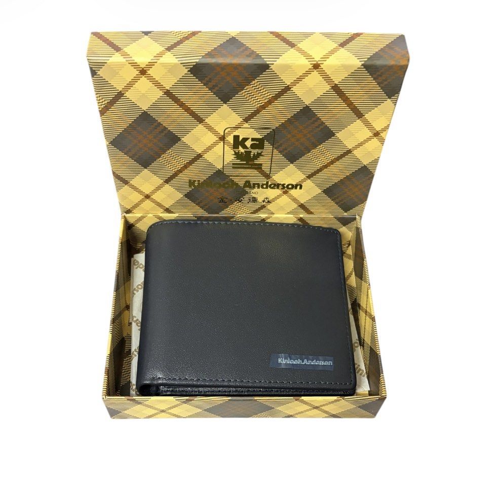 全新品❗️❗️❗️KINLOCH ANDERSON 金安德森 深藍色 男用 短夾