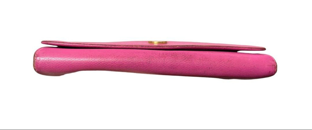 ⚠️請詳閱商品描述❗️LOEWE 桃色 扣式 長夾 保證正品