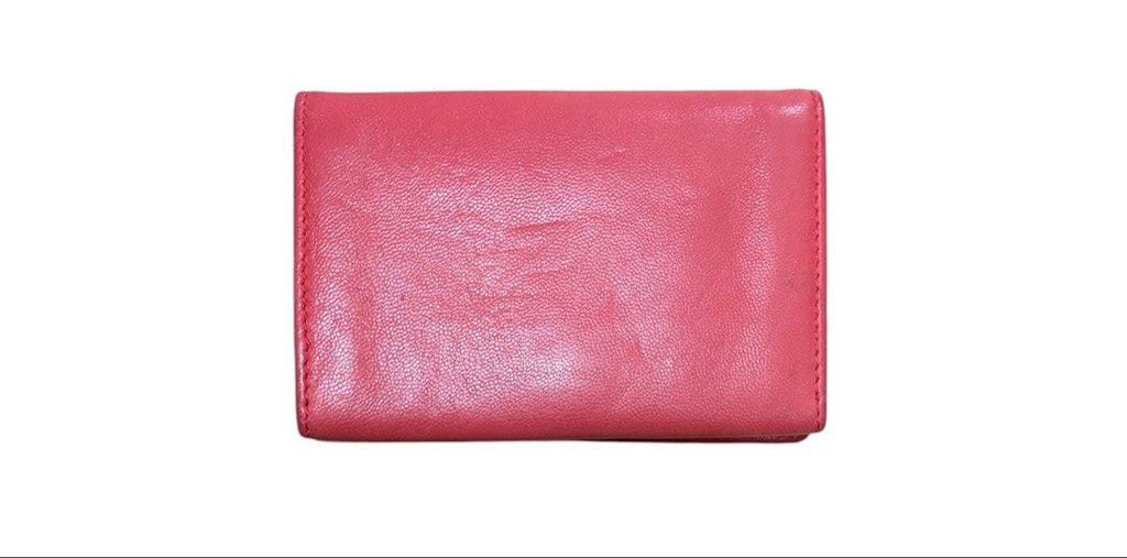 LOEWE 淡紅色 扣式 卡夾 保證正品