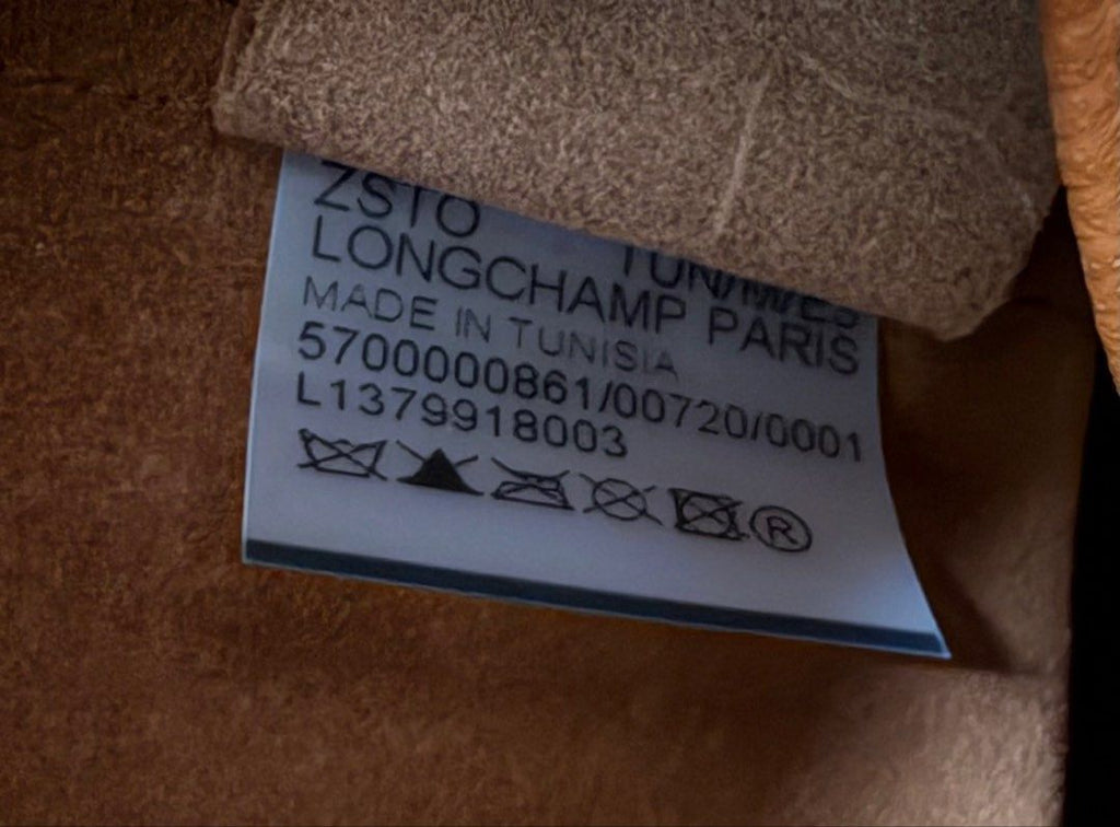 LONGCHAMP 棕色 扣式 托特包 保證正品