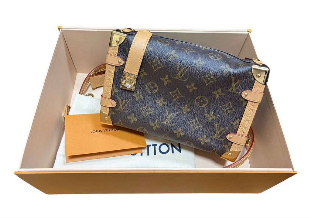 大全配附鑑定證書❗️ ❗️ ❗️ LV M46358 SIDE TRUNK 經典老花 肩背 斜背包 保證正品