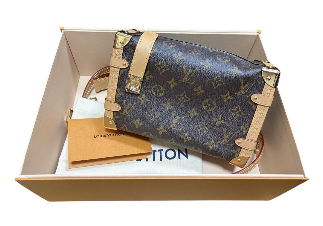 大全配附鑑定證書❗️ ❗️ ❗️ LV M46358 SIDE TRUNK 經典老花 肩背 斜背包 保證正品