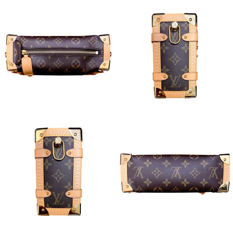 大全配附鑑定證書❗️ ❗️ ❗️ LV M46358 SIDE TRUNK 經典老花 肩背 斜背包 保證正品