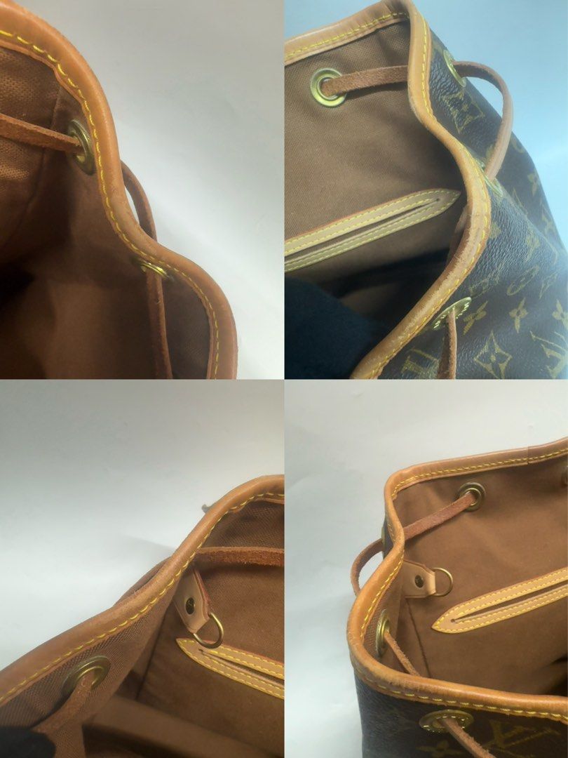 LV MONTSOURIS M51136 經典老花 後背包 保證正品