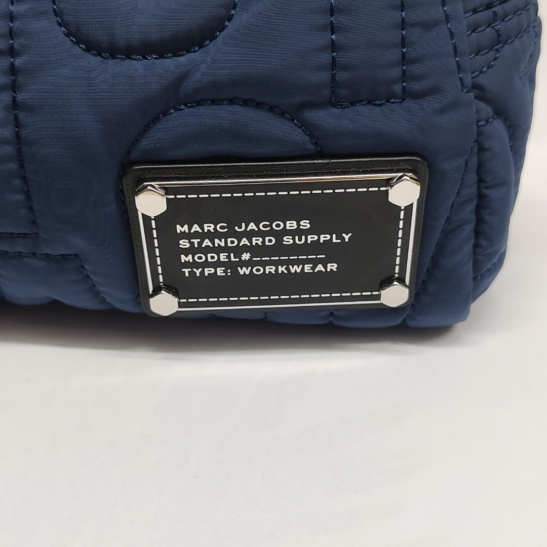 MARC JACOBS 化妝包 藍色 全新 手拿包 尼龍 保證正品