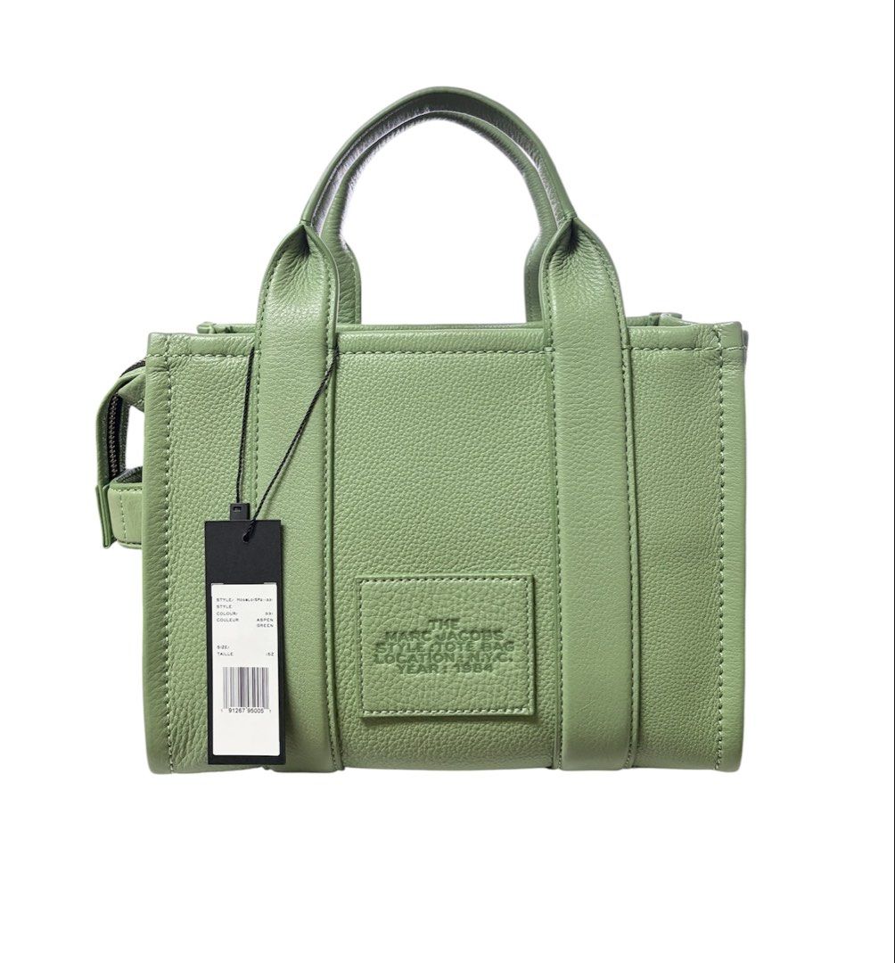 全新品❗️ ❗️ ❗️ MARC JACOBS THE TOTE BAG 淺綠色 小號 手提 斜背 包