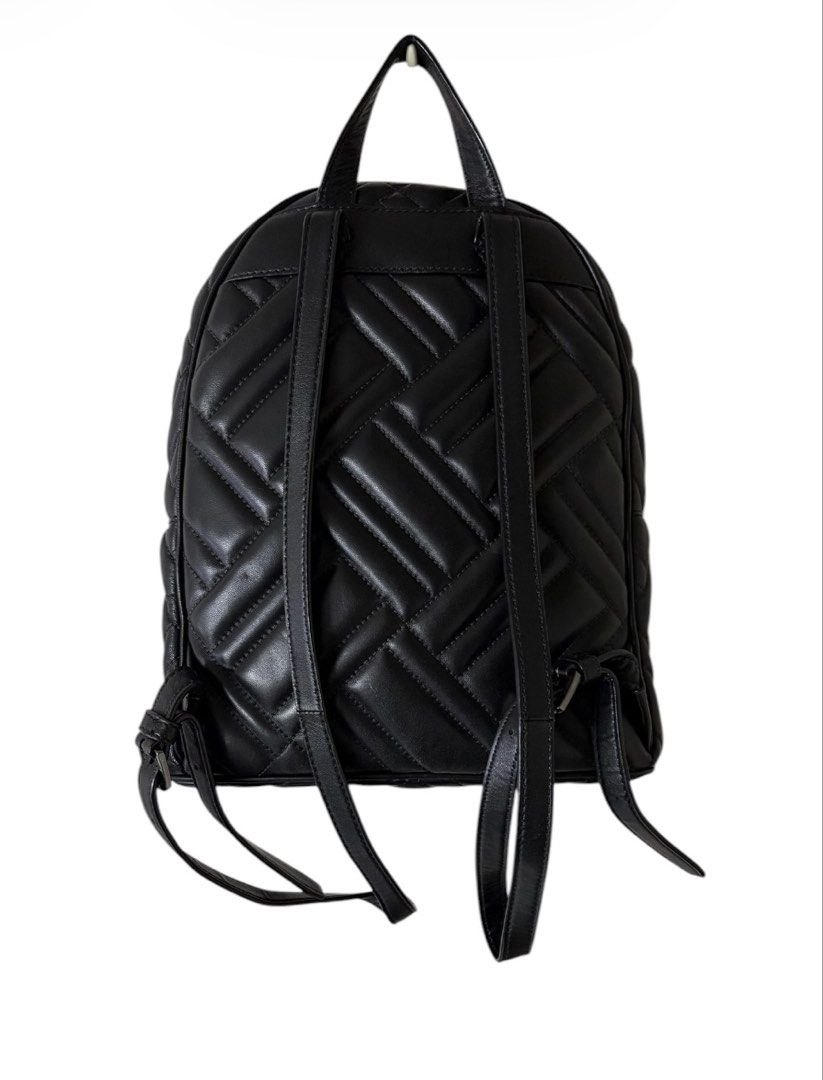 MICHAEL KORS 黑色 山形紋 後背包 保證正品