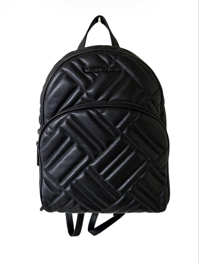 MICHAEL KORS 黑色 山形紋 後背包 保證正品
